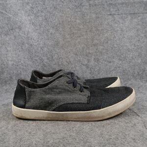 Toms Shoes Mens 10 Casual Sneakers Lifestyle Trainer Derby Two Tone Grey Lace Up